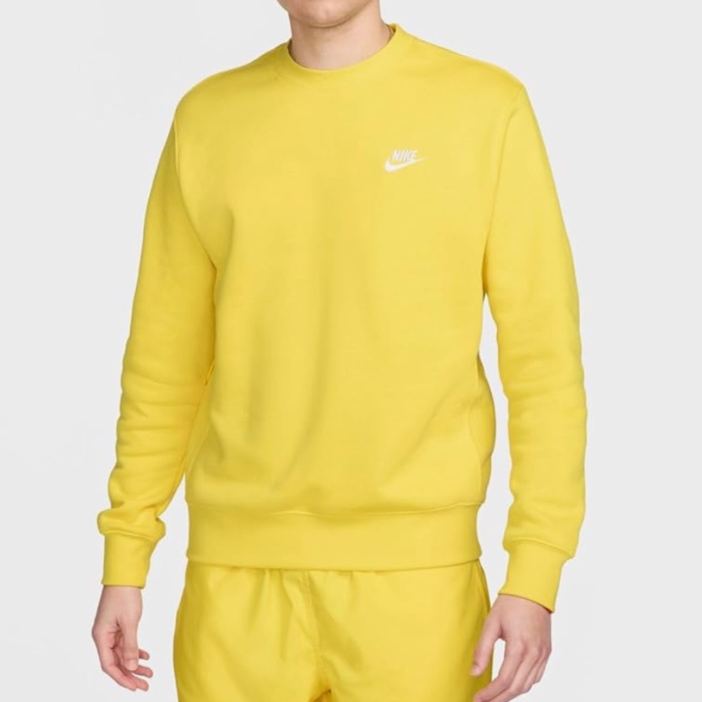 Nike - Sportswear Club Crew Sweatshirts BV2662-718 Lightning Yellow xL